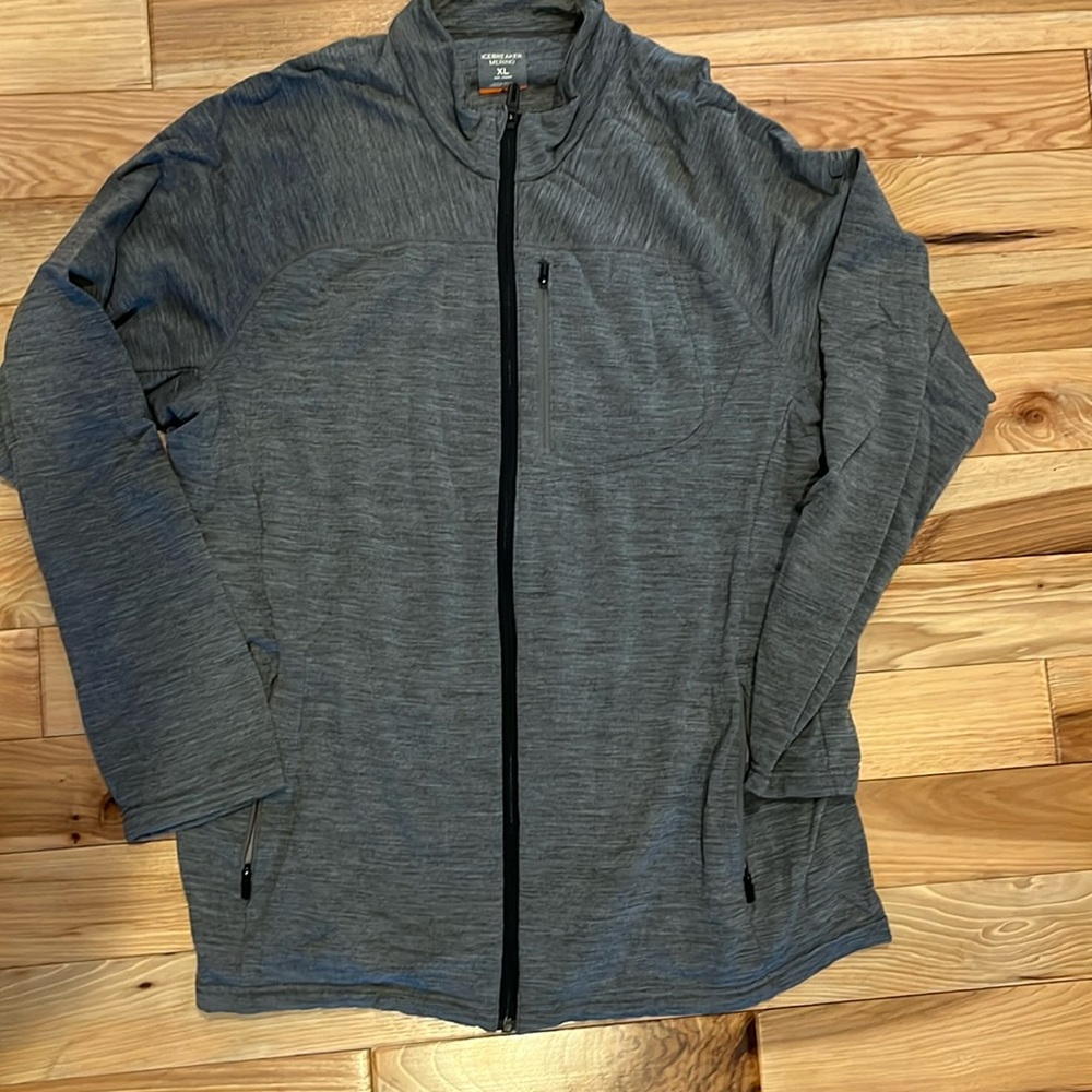 Mens Icebreaker Marino Zip Sweater